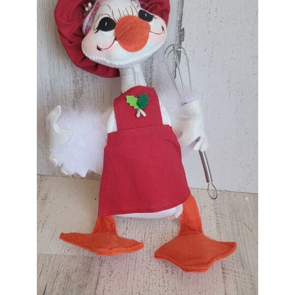 Annalee Christmas chef white goose duck home decor - Picture 2 of 6